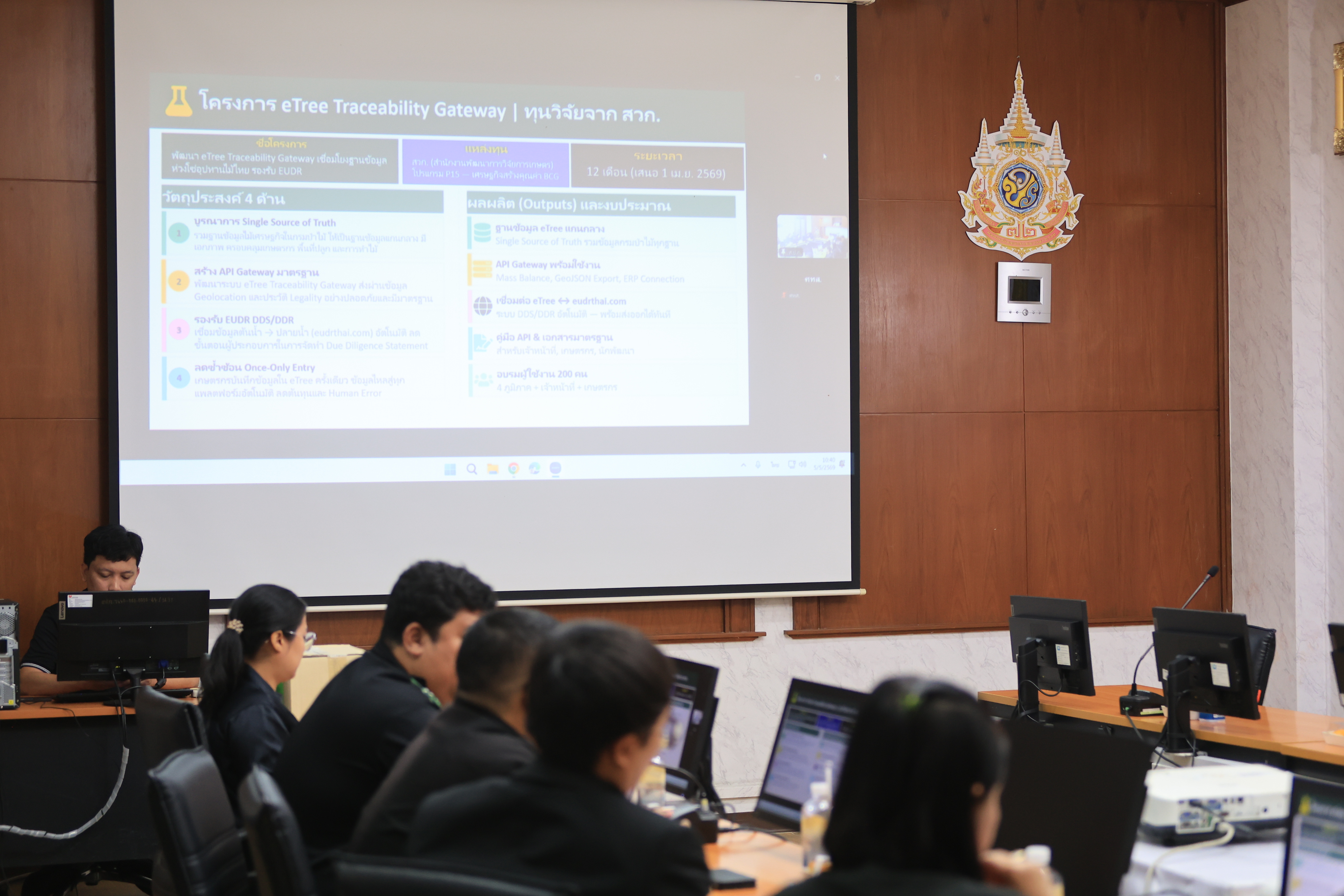 title - ส.ป.ก. ร่วมประชุมกับกรมป่าไม้ หารือแนวทางการเชื่อมโยงข้อมูลกับ ส.ป.ก. ผ่าน API สู่ระบบ eTree